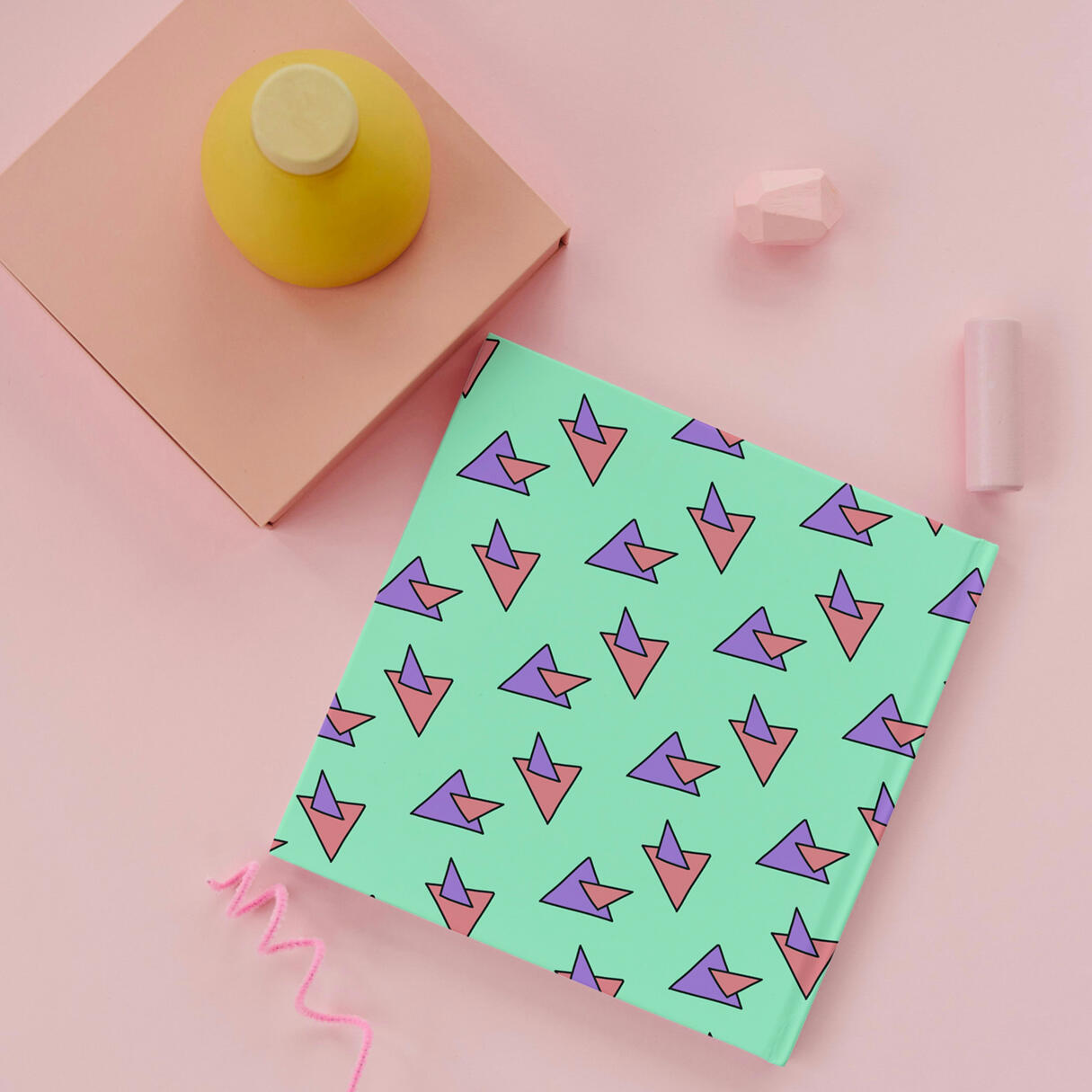 Joyful geometric pattern illustration for vibrant and whimsical designs - Yemisi Olusanya