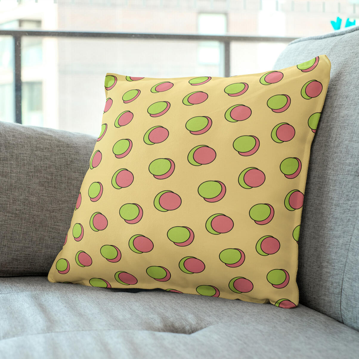 Vibrant circle pattern illustration for joyful home decor and uplifting design - Yemisi Olusanya